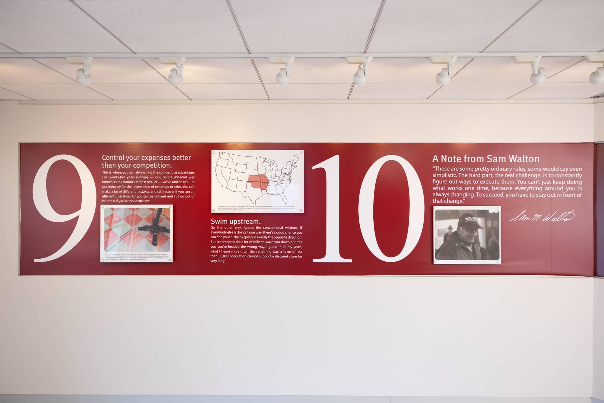 #caption5 Sam M. Walton Atrium Legacy Display