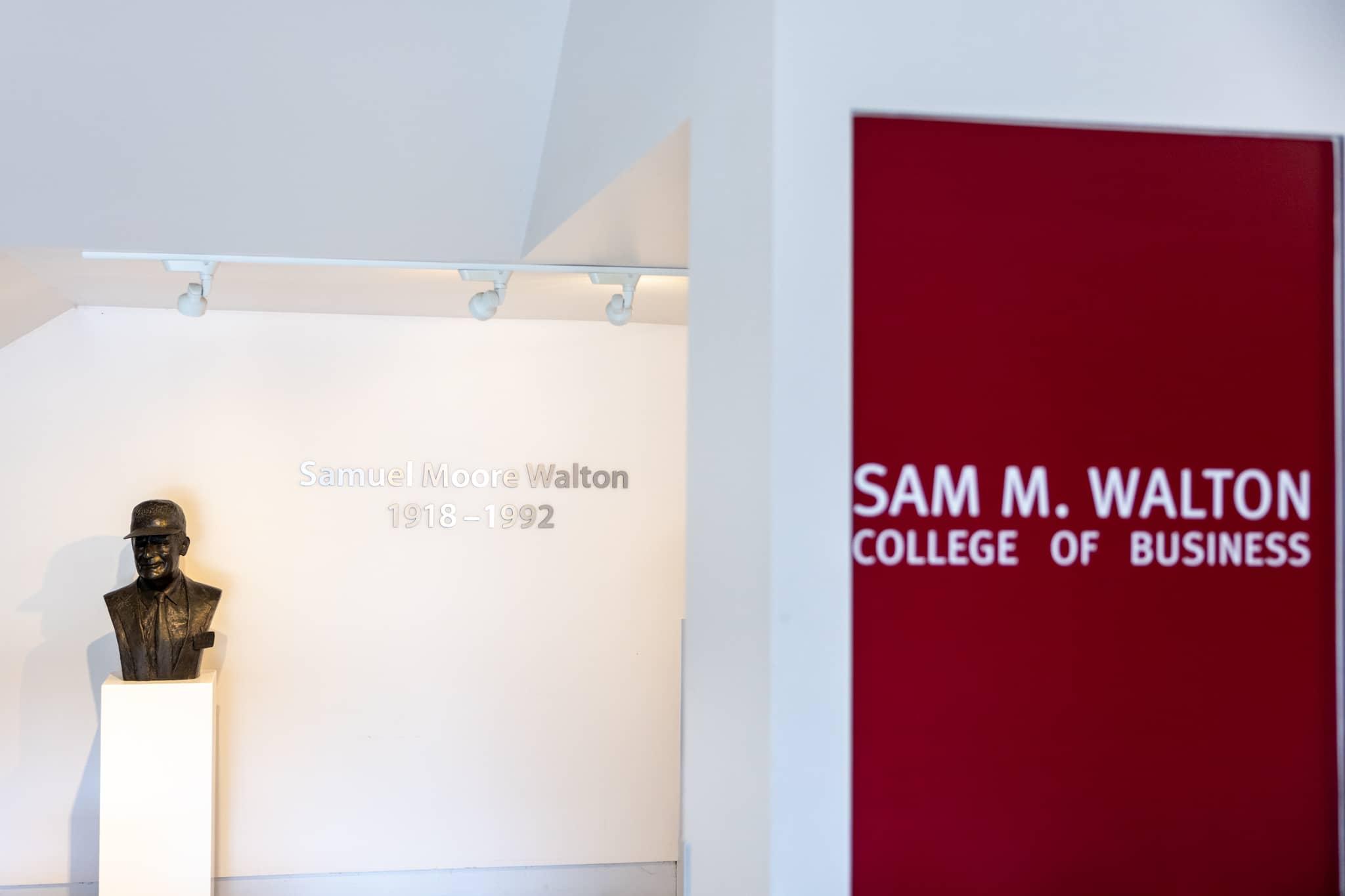 #caption1 Sam M. Walton Atrium Legacy Display