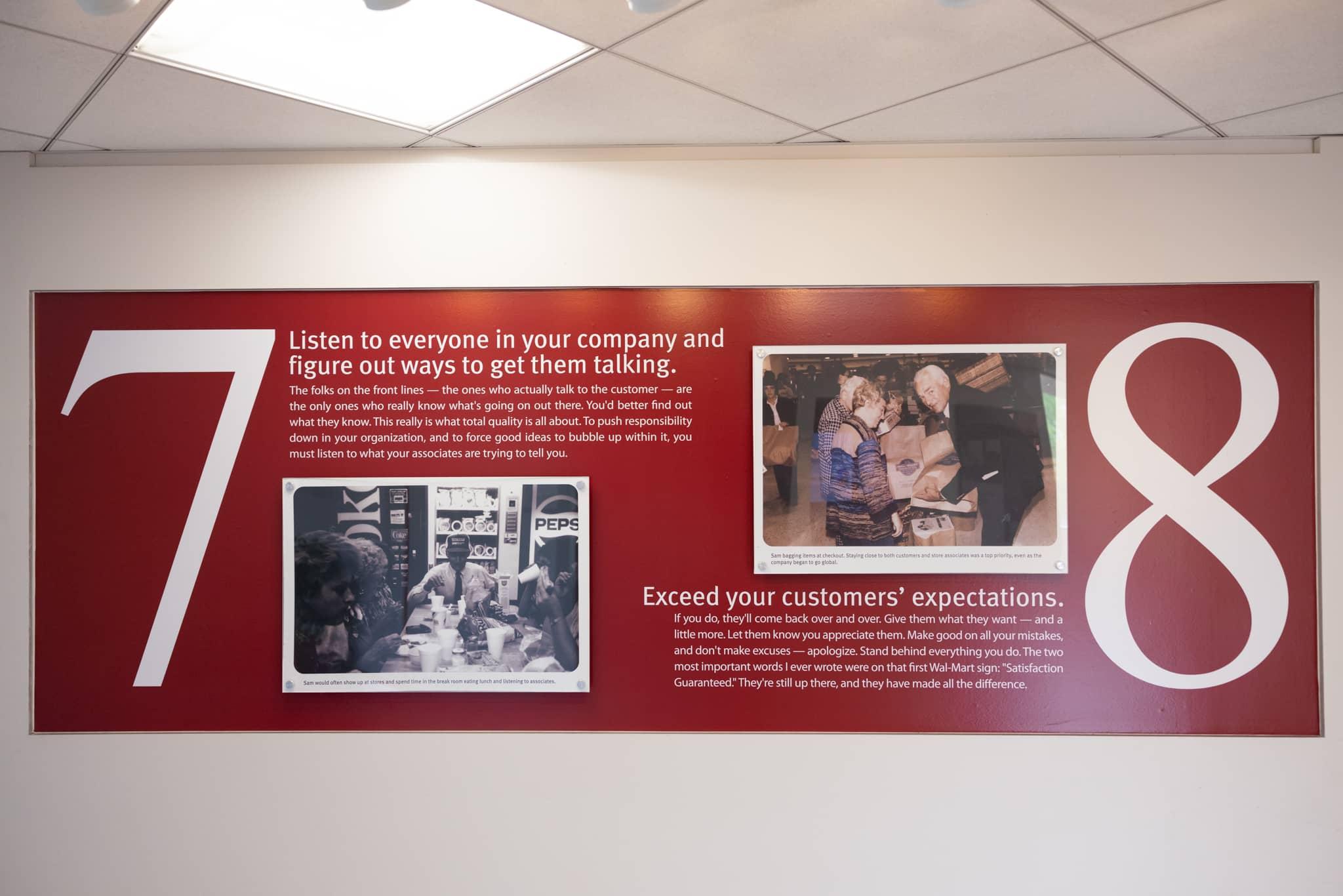 #caption4 Sam M. Walton Atrium Legacy Display