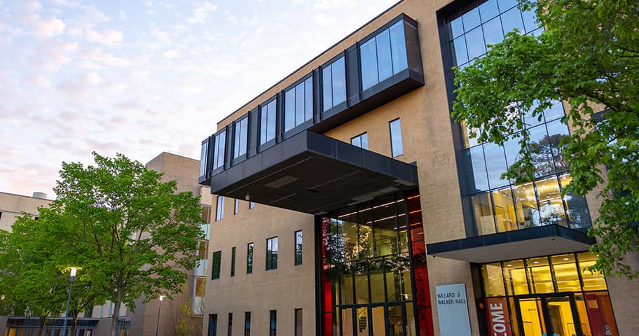 Willard J. Walker Hall, home of Walton College undergraduate programs