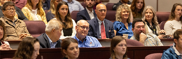 faculty members at awards