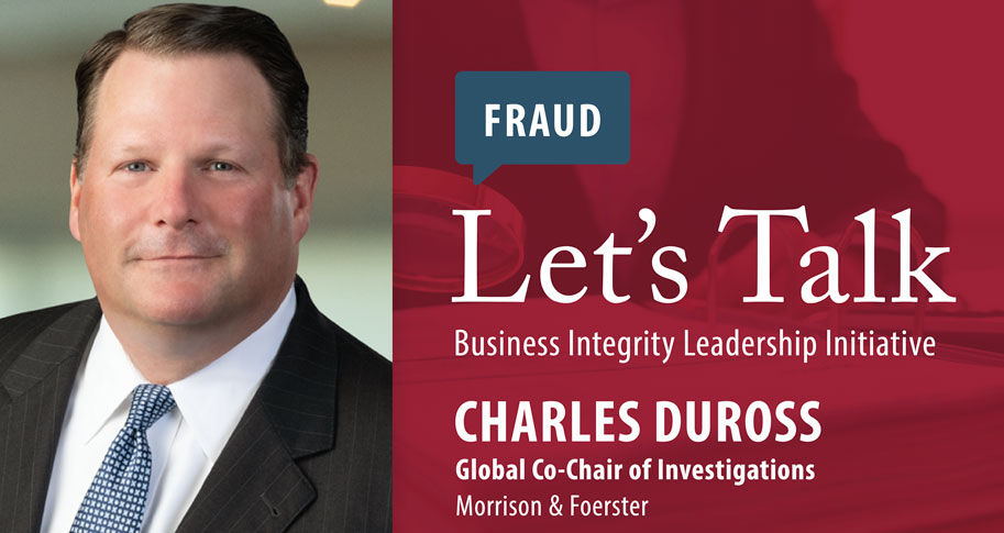 Let's Talk About Fraud, Guest Speaker: Charles Duross