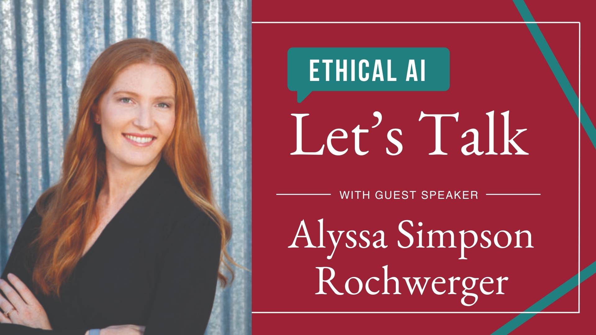 Alyssa Simpson Rochwerger - Let's Talk about Ethical AI guest speaker