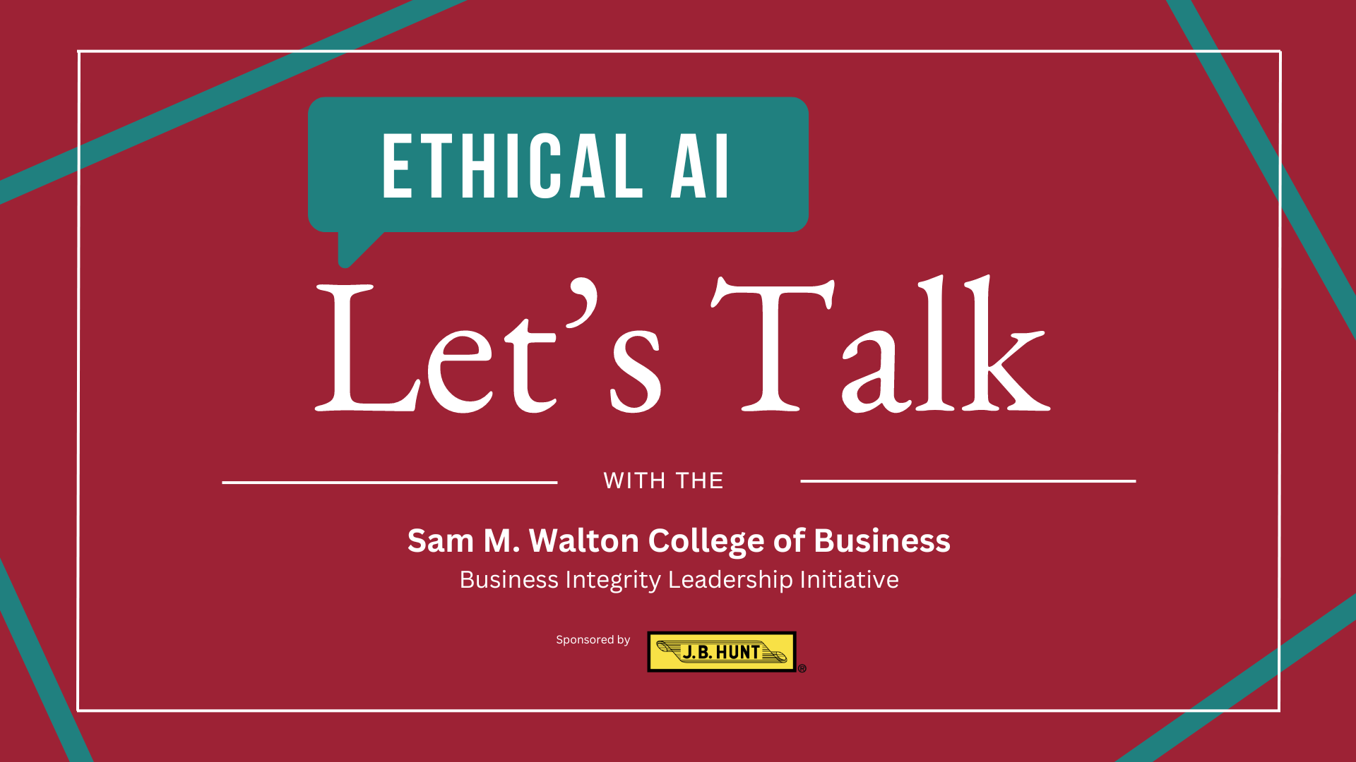 Let's Talk about Ethical AI Branded Website Banner