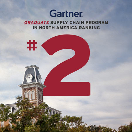 Ranked number two graduate program for supply chain.