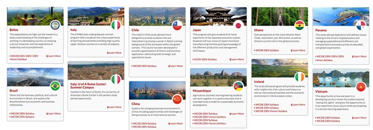 study abroad destinations