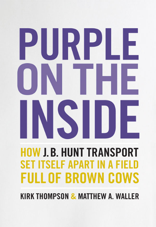 book cover: purple on the inside