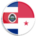 Costa Rica and Czech republic flags
