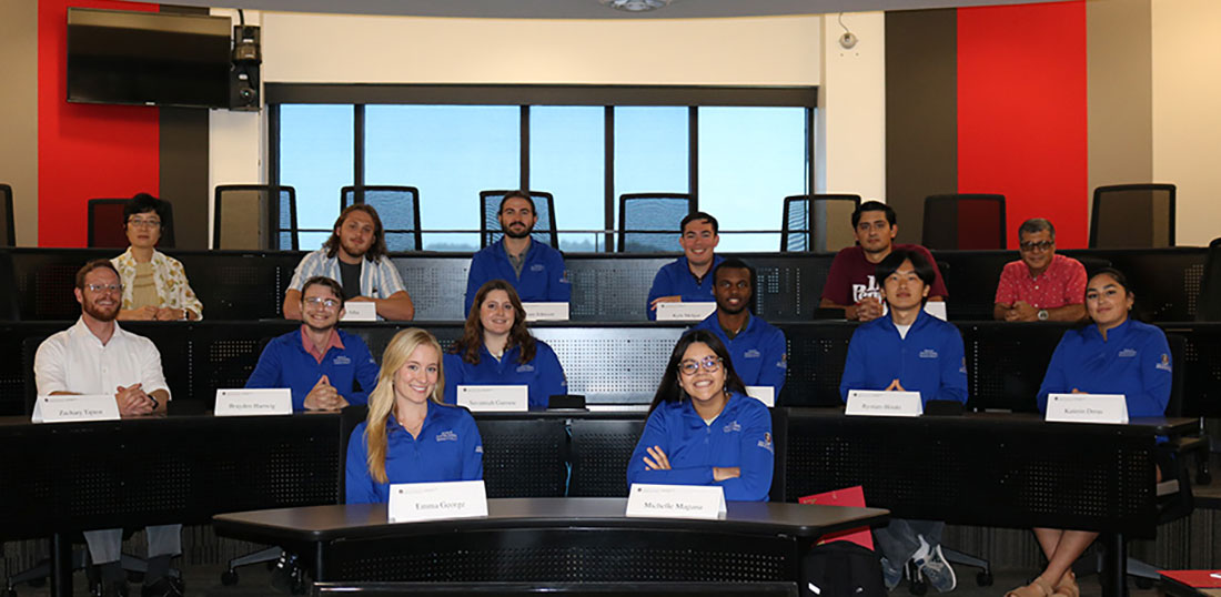 Group photo of Walton Economic Analytcs students.