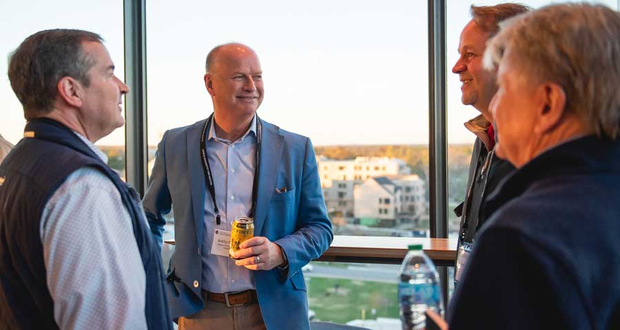 Networking event with recruiters