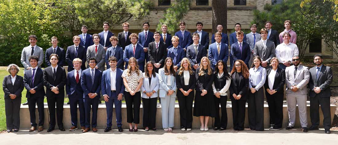 Students in the Master of Science in Finance program