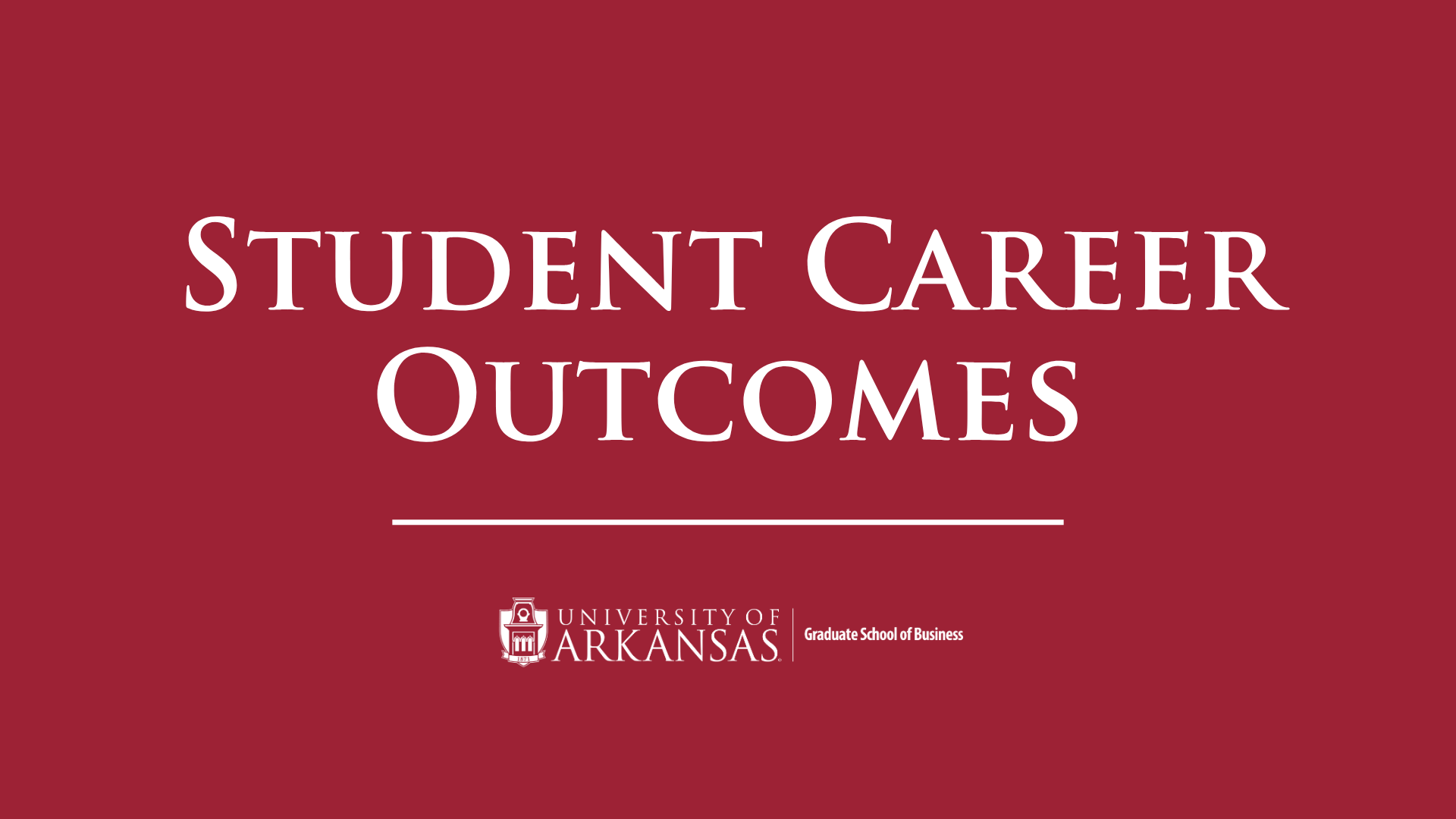 Student Career Outcomes