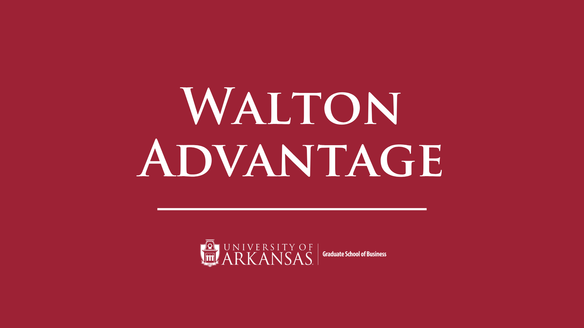 MS in Marketing - Walton Advantage