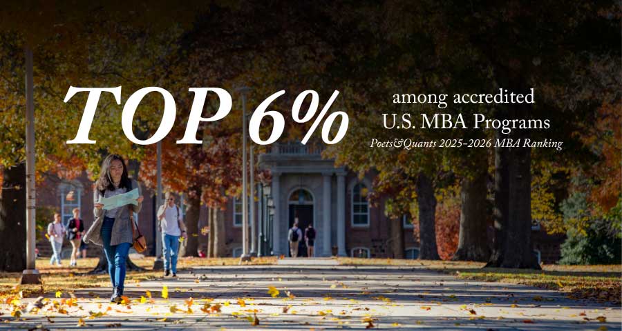 MBA Ranked Top 6% - Poets & Quants