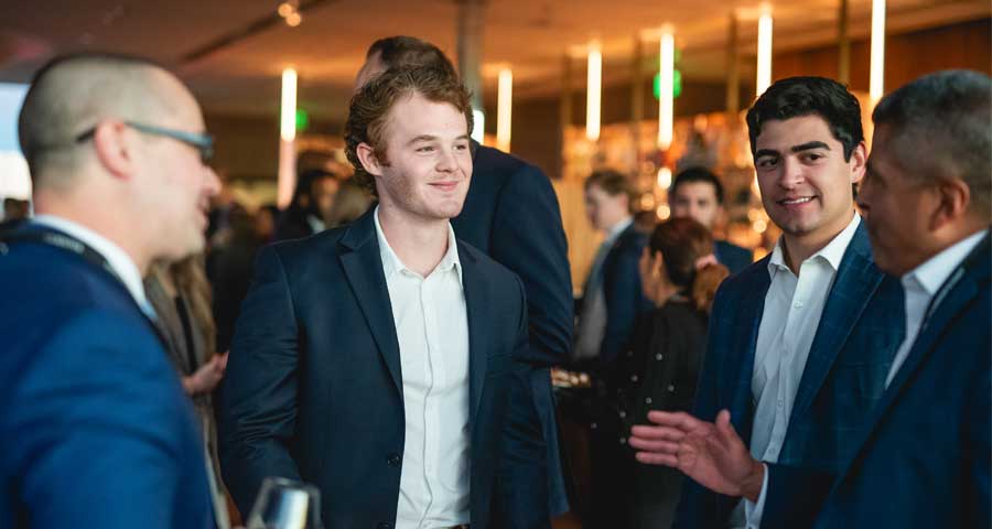 Networking event with recruiters