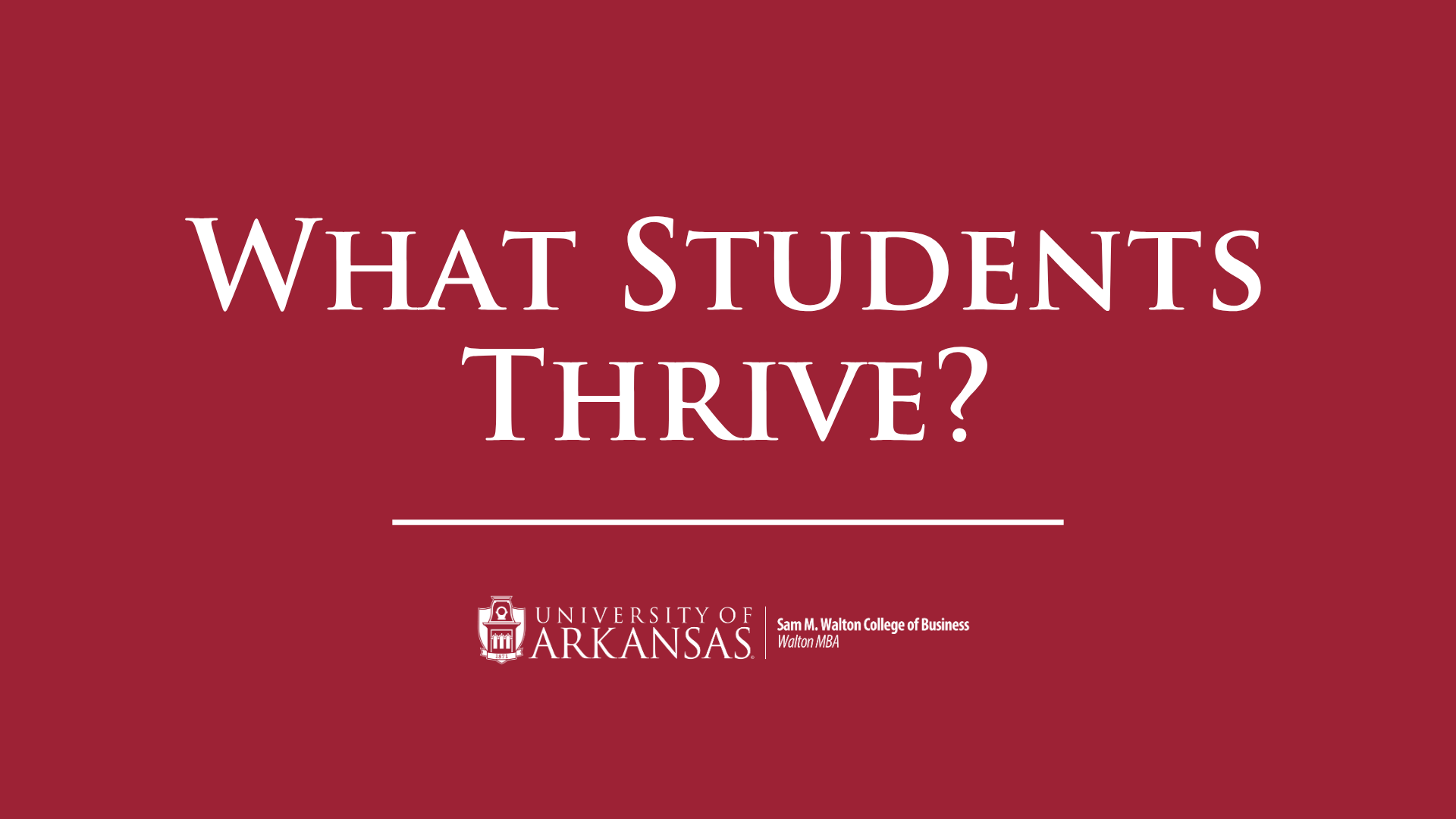 Full Time MBA Video Playlist