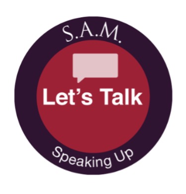 "Speaking Up" S.A.M. Badge 