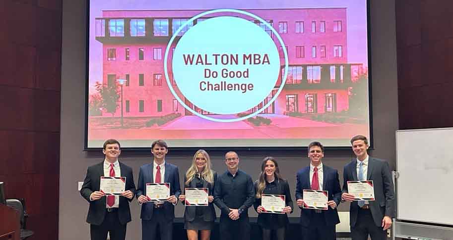Walton MBA students and the Do Good challenge