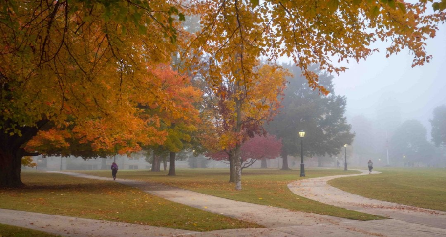 campus in fall season