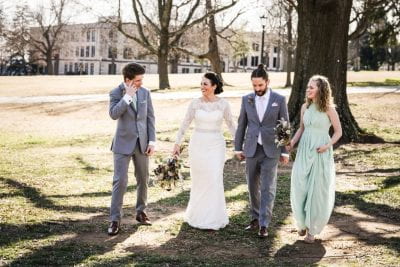 Rosa’s wedding with her children