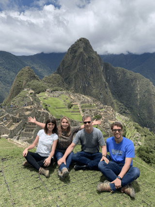 Ralph Bray traveling with his family and girlfriend