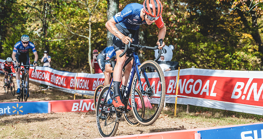 World class cyclists compete at Centennial Park in Fayetteville in 2022 creating tourism revenue for Northwest Arkansas.