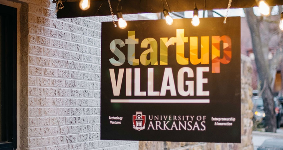 Startup Village sign; Credit: Raleigh Woods
