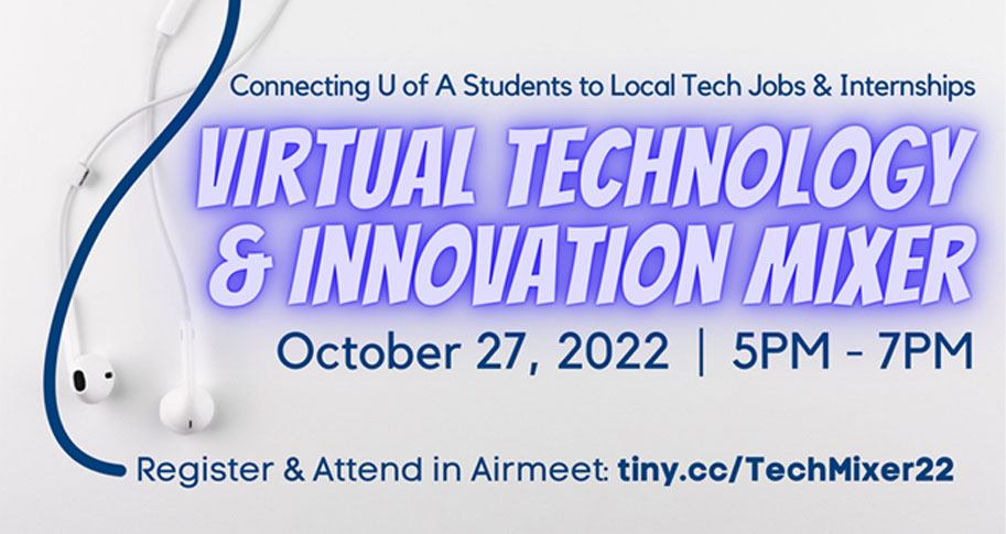 Attend the Virtual Technology & Innovation Mixer Thursday, Oct. 27.