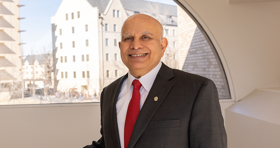 Walton College’s Rajiv Sabherwal received the award at the 2022 International Conference on Information Systems in Copenhagen, Denmark, in December.