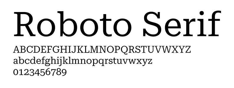 Roboto Serif