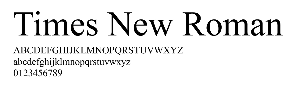 Times New Roman