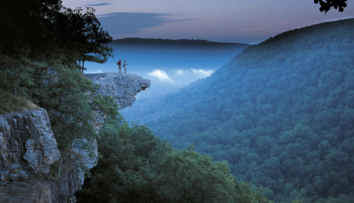 nature scene from the ozark mountains